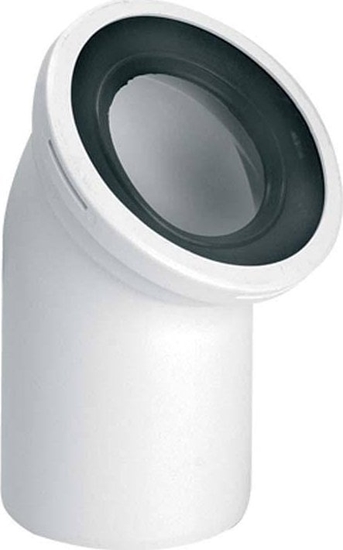 Picture of Syfon McAlpine Kolano WC 110/45* L=220 biae uszczelka wargowa