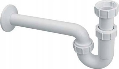 Picture of Syfon McAlpine Syfon rurowy umywalkowy 5/4x32 z sitkiem metalowym i korkiem gumowym