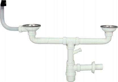 Изображение Syfon Rawiplast SYFON ZLEWOZMYWAK PODW. SIT. MET Z PODL ZMY - A206M5