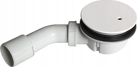 Picture of Syfon Sanplast SYFON BRODZ.FI90 Z KLAPK I KOLAN.,BIAY