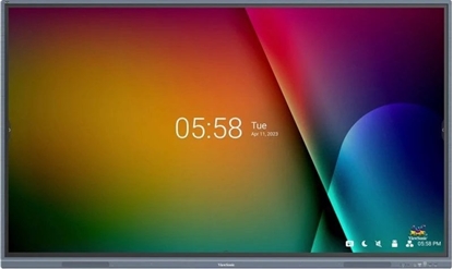 Изображение System interaktywny ViewSonic Viewsonic IFP7533-G signage display Interaktywny paski panel 190,5 cm (75") LCD 350 cd/m 4K Ultra HD Czarny Ekran dotykowy Procesor wbudowany Android 11