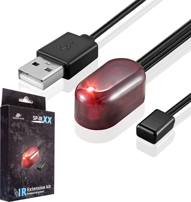 Изображение System przekazu sygnau AV Spacetronik IR Extender przekanik pilota szafkowy SP-IR02
