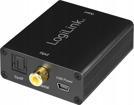 Picture of System przekazu sygnau AV LogiLink Konwerter audio Cyfrowy na analogowy 3.5mm/SPDIF/COAX