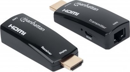 Picture of System przekazu sygnau AV Manhattan MANHATTAN  kompakter 1080p HDMI over Ethernet Extender Kit