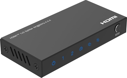 Picture of System przekazu sygnau AV MicroConnect Microconnect MC-HDMISPLITTER0102-4K rozgaziacz telewizyjny HDMI