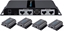 Picture of System przekazu sygnau AV Techly Extender Splitter HDMI 1x4 1080p60Hz po Skrtce Cat6 do 40m (IDATA EX-HL41TY)