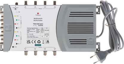 Picture of System przekazu sygnau AV Triax MULTISWITCH TMS-9/8S 9 WEJ / 8 WYJ TRIAX
