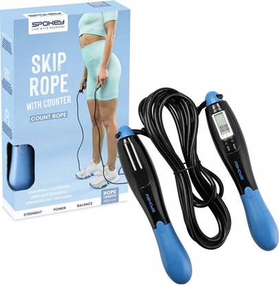 Attēls no Skakanka sportowa Spokey Skakanka z licznikiem skoków i kalorii Spokey COUNT ROPE