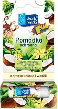 Picture of SKARB MATKI-POMADKA OCHRONNA DLA DZIECI O SMAKU KOKOSA I WANILII
