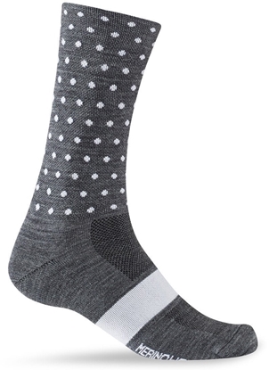 Picture of Skarpety GIRO SEASONAL MERINO WOOL charcoal white dots roz. XL (46-48) (NEW)