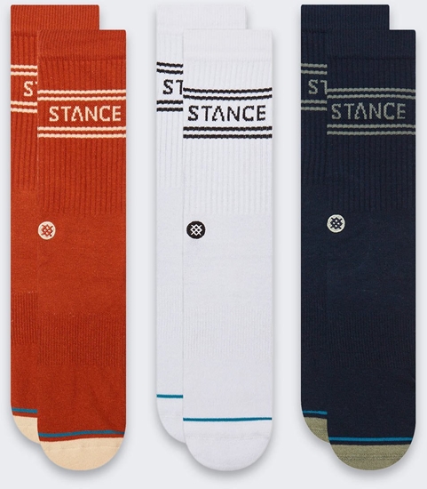 Picture of Skarpety Stance Basic Crew 3 pary Indigo