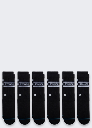 Изображение Skarpety Stance Crew Basic 6 par Black