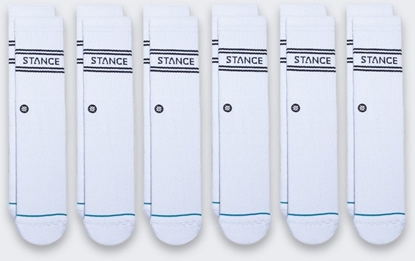 Attēls no Skarpety Stance Crew Basic 6 par White