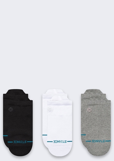 Picture of Skarpety Stance Icon Low Tab 3 pary Black