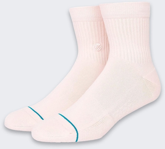 Picture of Skarpety Stance Icon Quarter 1 para Pink