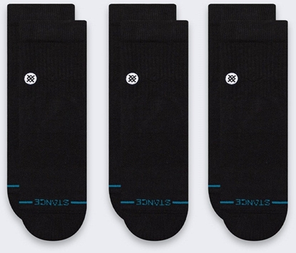 Attēls no Skarpety Stance Icon Quarter 3 pary Black