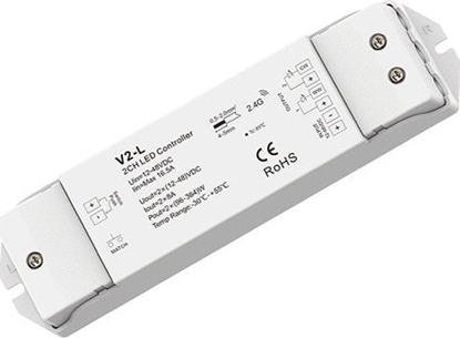 Picture of SKYDANCE V2-L valdiklis-imtuvas 12-36V DC, 2x8A