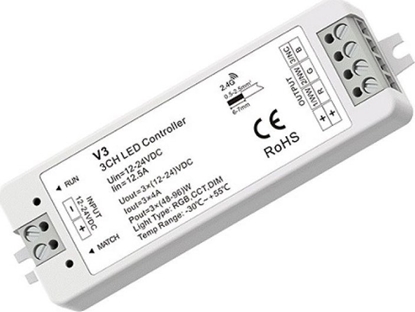 Picture of SKYDANCE V3 nuolatins tampos RGB valdiklis, 12-24V, 3x 4A