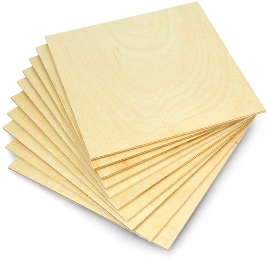 Picture of Sklejka brzozowa - 3mm - format 160x160mm - 10szt.}