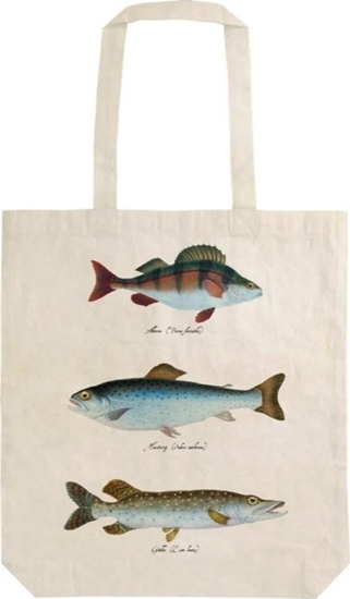 Picture of Skona Ting Torba baweniana STBAG18 Ryby Shopperka na rami