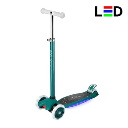 Picture of Skrejritenis HLB1310 LED SCOOTER GREEN NILS FUN
