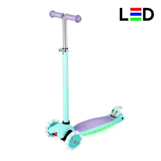 Изображение Skrejritenis HLB1310 LED SCOOTER VIOLET NILS FUN