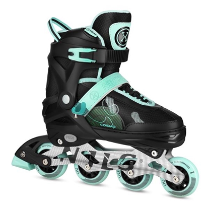 Attēls no Skrituļslidas NA13808 IN-LINE SKATES COSMO GREEN SIZE M(34-37) NILS EXTREME