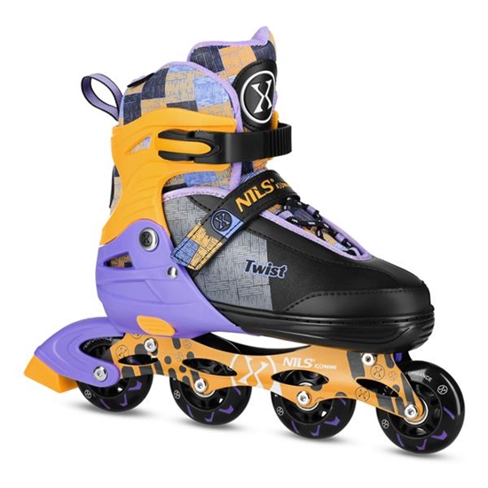 Picture of Skrituļslidas NA13810 IN-LINE SKATES TWIST YELLOW SIZE L(39-42) NILS EXTREME