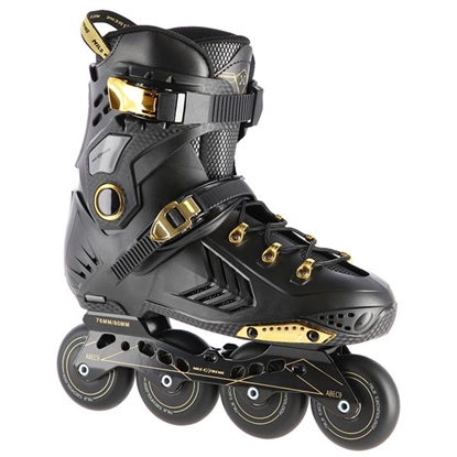 Attēls no Skrituļslidas NA20002 BLACK-GOLD SIZE 39 SLALOM IN-LINE SKATES NILS EXTREME
