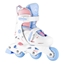 Picture of Skrituļslidas NJ1190 3IN1 SET INLINE/QUAD SKATES WHITE SIZE XS S (30-33) NILS FUN