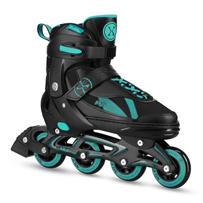 Attēls no Skrituļslidas/Hokeja slidas NH382 IN-LINE SKATES/HOCKEY ICE SKATES SET 2IN1 ENZO GREEN SIZE L(40-43) NILS EXTREME