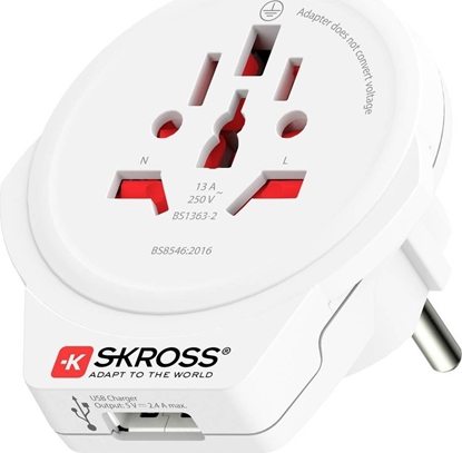 Picture of Skross Skross World to Europe USB 1.0