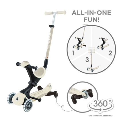 Attēls no Skūteris ar uzbraucamu sēdekli GO•UP DELUXE LIGHTS ECOLOGIC 360 (697-566)