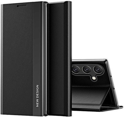 Изображение Sleep Case Pro etui do Samsung Galaxy A16 / A16 5G z klapk i podstawk - czarne