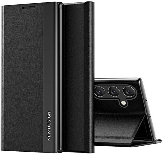 Picture of Sleep Case Pro etui do Samsung Galaxy A16 / A16 5G z klapk i podstawk - czarne