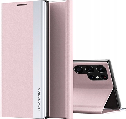 Изображение Sleep Case Pro etui do Samsung Galaxy S25 Ultra z klapk i podstawk - róowe