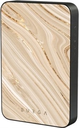 Picture of Slowmoose Burga Gunmetal Magnetic Powerbank - magnetyczny powerbank 5000 mAh kompatybilny z MagSafe, kabel USB-C - USB-C w zestawie (full glam)