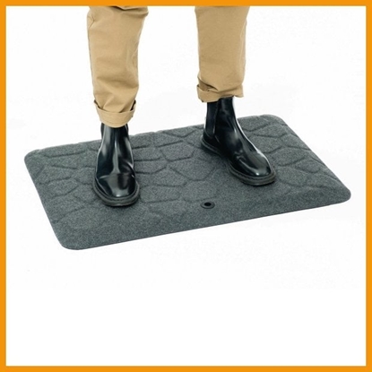 Attēls no Slowmoose Stoo Super Soft -seisontamatto, tummanharmaa