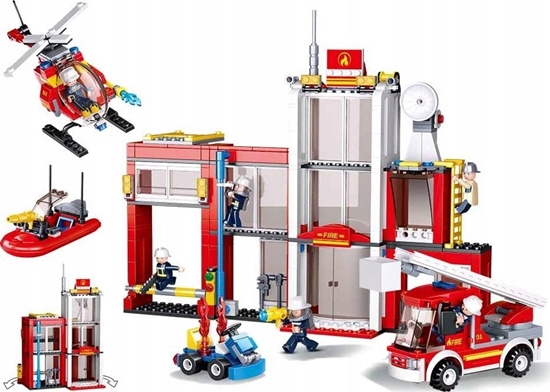 Picture of Sluban BLOCKS SLUBAN FIRE STATION 612 PCS