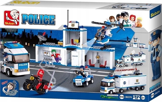 Picture of Sluban BLOCKS SLUBAN POLICE TRUCK 572 PCS