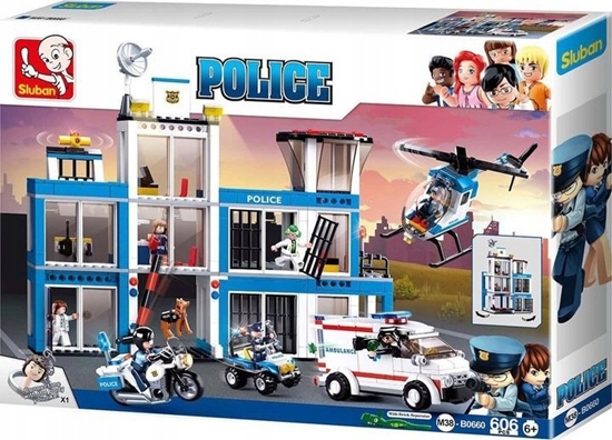 Изображение Sluban Zestaw klocków Komisariat Policyjny (M38-B0660)
