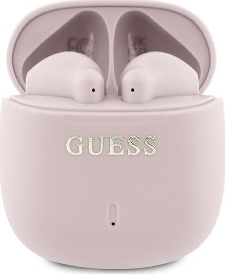 Picture of Suchawki Guess Guess Bluetooth headphones GUTWSJ14ESGP TWS + docking station pink/pink Printed Classic Logo