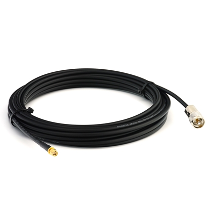 Picture of SMA Male to PL259 12m UHF CB Radio Flexible Coaxial Cable — HF240 (LMR240 equivalent)