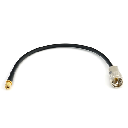 Picture of SMA Male to PL259 30cm UHF CB Radio Flexible Coaxial Cable — HF240 (LMR240 equivalent)