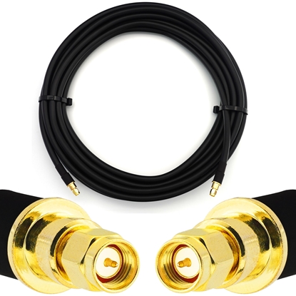 Picture of SMA Male to SMA Male 15m Flexible Coaxial Cable — LMR400 UF UltraFlex equivalent