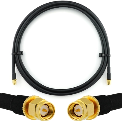 Picture of SMA Male to SMA Male 3m Coaxial Cable — HF240 (LMR240 equivalent)