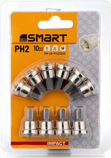 Picture of Smart bity ph2 z ogranicznikiem 25mm 10szt smart