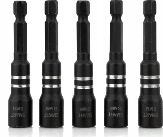 Picture of Smart Magnetyczne nasadki udarowe 1/4" 8mm 5 szt.