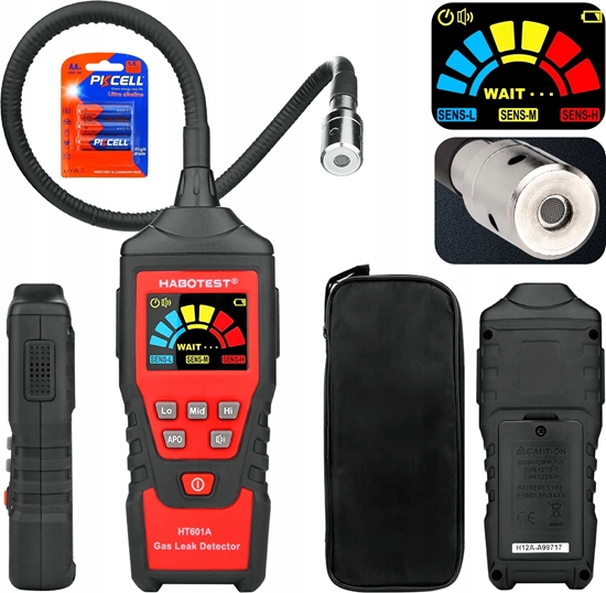 Изображение Smart Sensor CZUJNIK GAZU ziemnego LPG DETEKTOR WYKRYWACZ GAZÓW