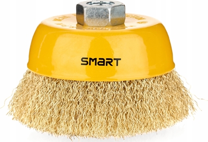 Picture of Smart szczotka druciana garnkowa 100mm, mosidzowana smart